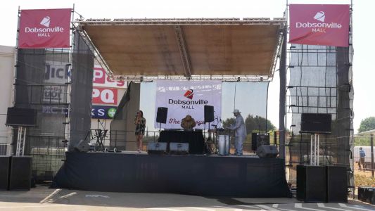 Roof Stage setup in Johannesburg for hire by 10B's Connection House Roof Stage setup in Johannesburg for hire by 10B's Connection House